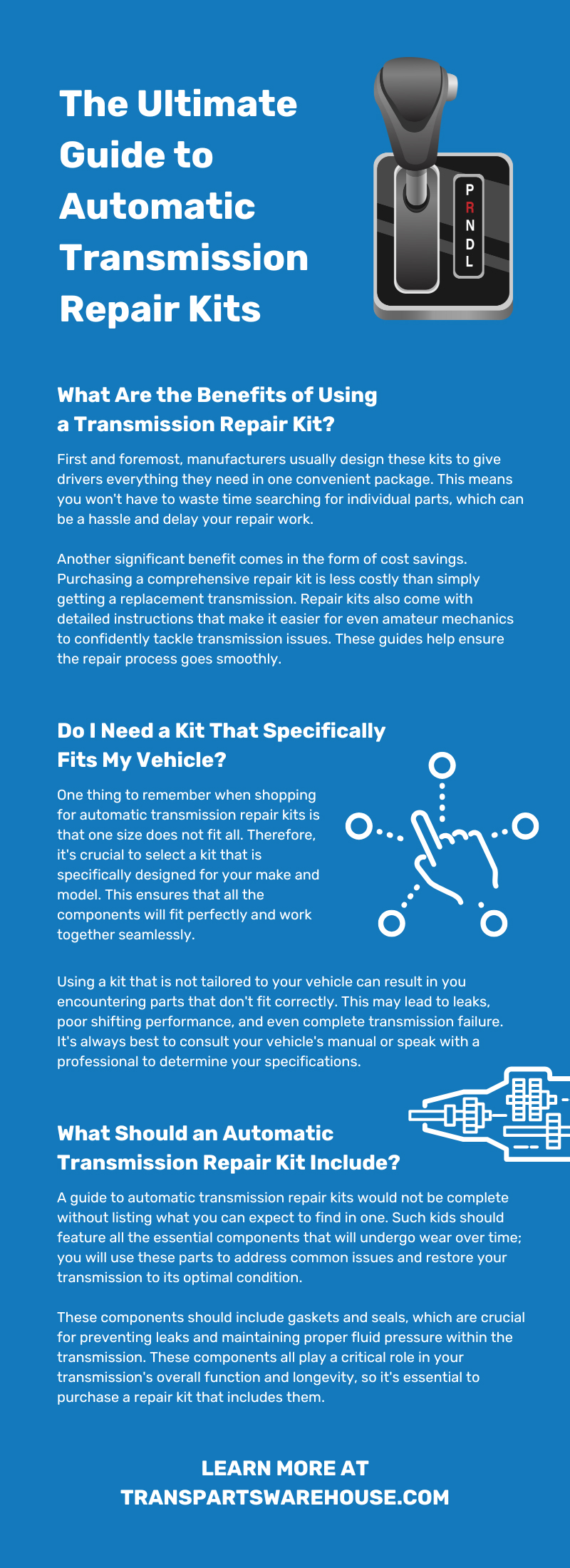 The Ultimate Guide to Automatic Transmission Repair Kits